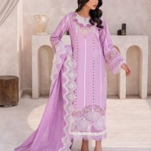 Parishay Embroidered Lawn Unstitched(3pc)