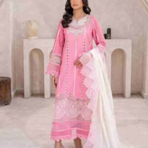Parishay Embroidered Lawn Unstitched (3pc)DH-04