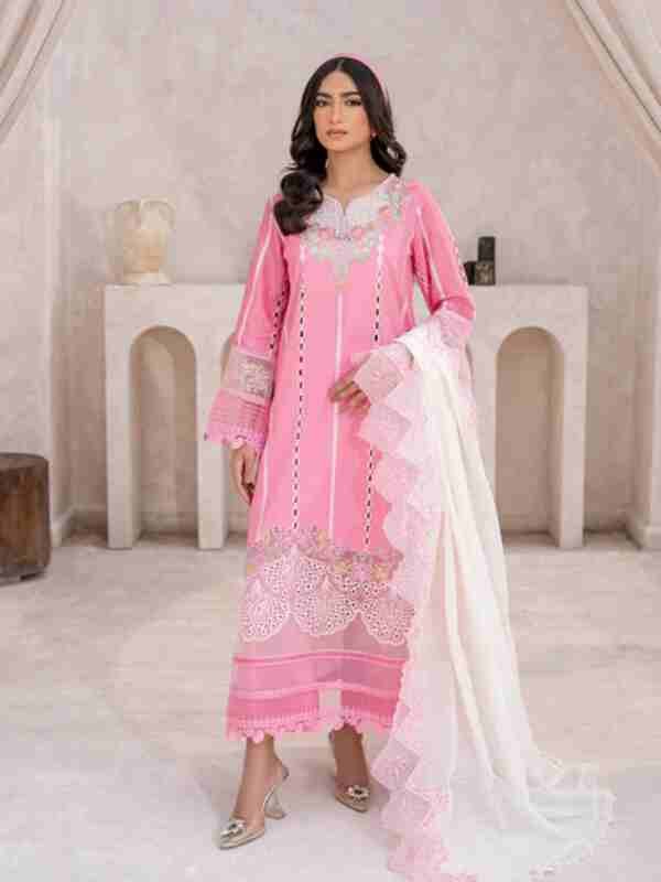 Parishay Embroidered Lawn Unstitched (3pc)DH-04