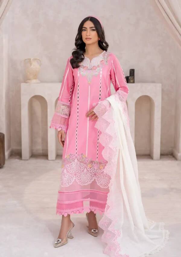 Parishay Embroidered Lawn Unstitched (3pc)DH-04