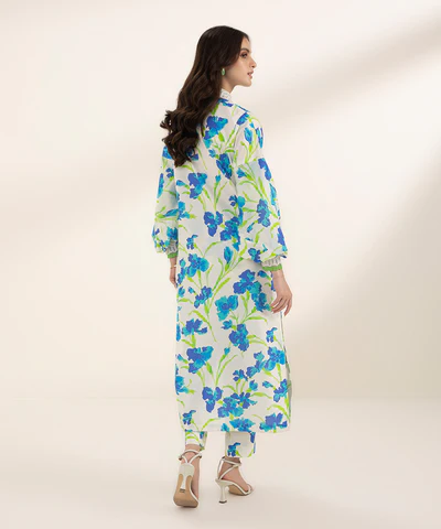 SAPPHIRE | UNSTITCHED 2 PIECE EMBROIDERED LAWN SUIT