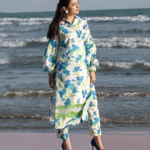 SAPPHIRE | UNSTITCHED 2 PIECE EMBROIDERED LAWN SUIT
