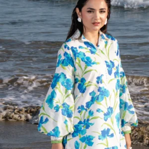 SAPPHIRE | UNSTITCHED 2 PIECE EMBROIDERED LAWN SUIT