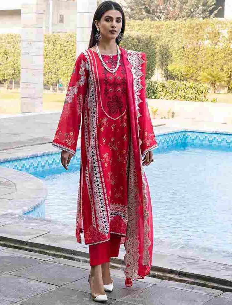 Charizma Unstitch Embroidered Lawn 3(Pc)Sheen vol-01 2023 Collection