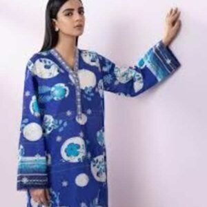 Olivia by Bin Iliyas - Elegant 3-Piece Embroidered Suit with Luxurious Palachi Shawl 527 - A | 3 PC Kotrai