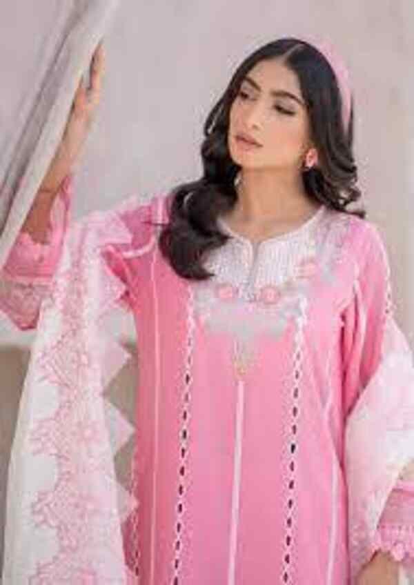 Parishay Embroidered Lawn Unstitched (3pc)DH-04