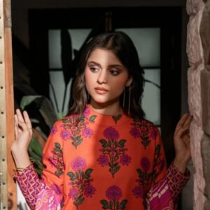 Sapphire U3P-DY23V9-13 3 Piece Printed Khaddar Suit – Winter Collection