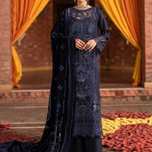 Mahnur Nazakat Embroidered Luxury Khaddar 3pc - Graceful and Timeless Elegance