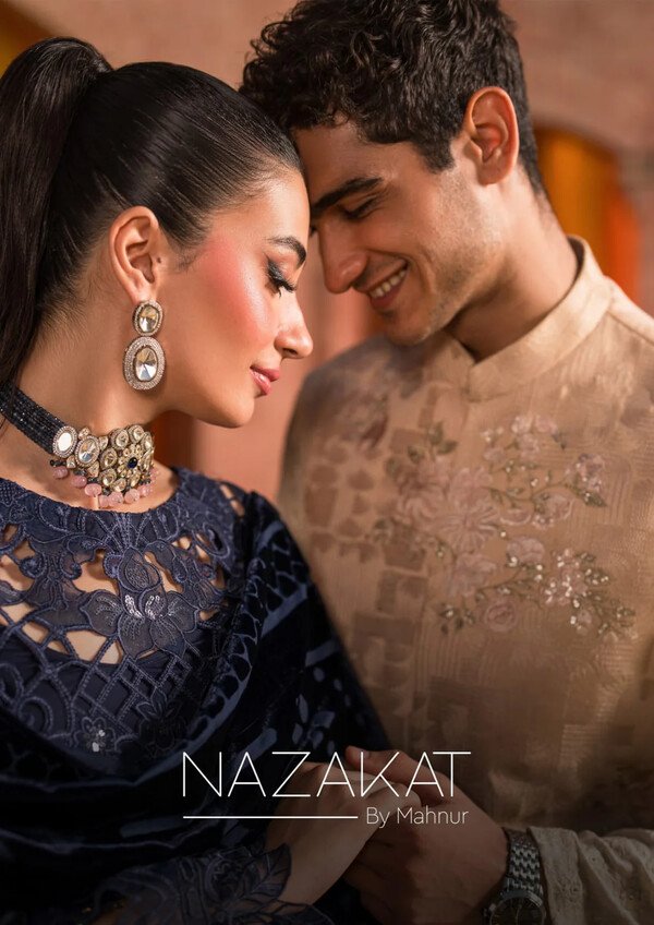 Mahnur Nazakat Embroidered Luxury Khaddar 3pc - Graceful and Timeless Elegance