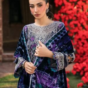 Mahnur Nazakat Embroidered Luxury Khaddar 3pc - A Timeless Piece for Winter Elegance M-NAZ-EMB-3PC-D11