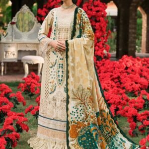 Mahnur Nazakat Embroidered Luxury Khaddar 3PC - Premium Winter Collection