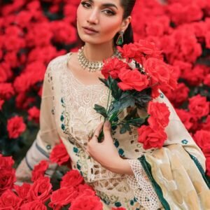 Mahnur Nazakat Embroidered Luxury Khaddar 3PC - Premium Winter Collection