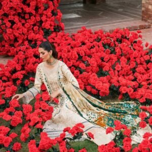 Mahnur Nazakat Embroidered Luxury Khaddar 3PC - Premium Winter Collection