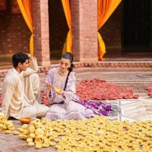 Mahnur Nazakat Embroidered Luxury Khaddar 3PC