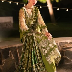 Mahnur Nazakat Embroidered Luxury Khaddar 3pc - Where Tradition Meets Elegance M-NAZ-EMB-3PC-D1