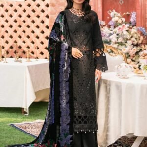 Mahnur Nazakat Embroidered Luxury Khaddar 3-Piece Suit - A True Winter Elegance Mahnur Nazakat Embroidered Luxury Khaddar 3-Piece Suit - A True Winter Elegance