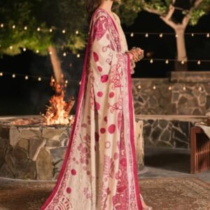 Mahnur Nazakat Embroidered Luxury Khaddar 3pc - Statement of Elegance SKU: M-NAZ-EMB-3PC-D8