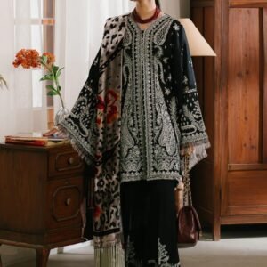 Olivia by Bin Iliyas - Elegant 3-Piece Embroidered Suit  523 - B | 3 PC Kotrai