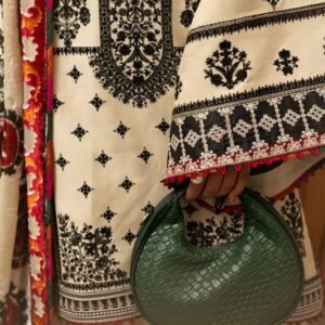 Olivia by Bin Iliyas - Luxurious 3-Piece Embroidered Suit with Elegant Palachi Shawl 524 - A | 3 PC Kotrai