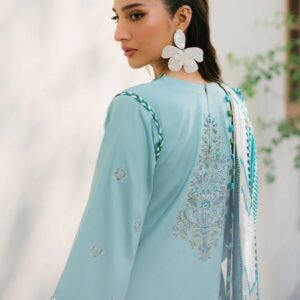 Olivia by Bin Iliyas - Luxurious 3-Piece Embroidered Suit with Elegant Palachi Shawl 525 - A | 3 PC Kotrai