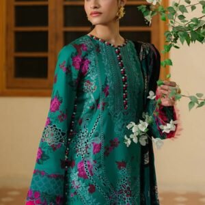 Olivia by Bin Iliyas - Elegant 3-Piece Embroidered Suit with Luxurious Palachi Shawl 526 - B | 3 PC Kotrai