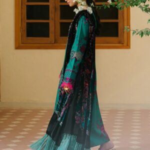 Olivia by Bin Iliyas - Elegant 3-Piece Embroidered Suit with Luxurious Palachi Shawl 526 - B | 3 PC Kotrai